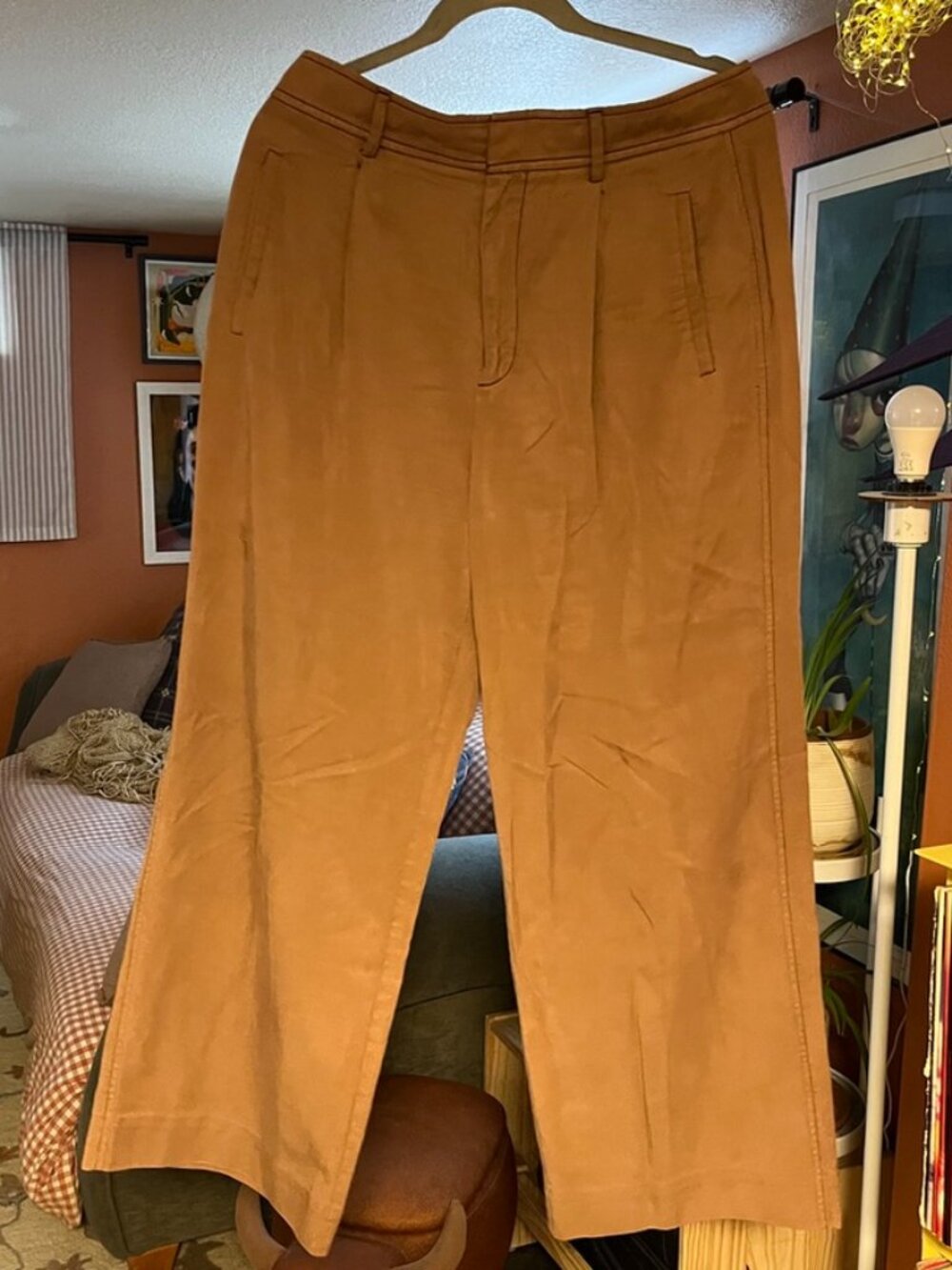 Everlane Way High Trouser Tencel/Cotton 12S with flaws